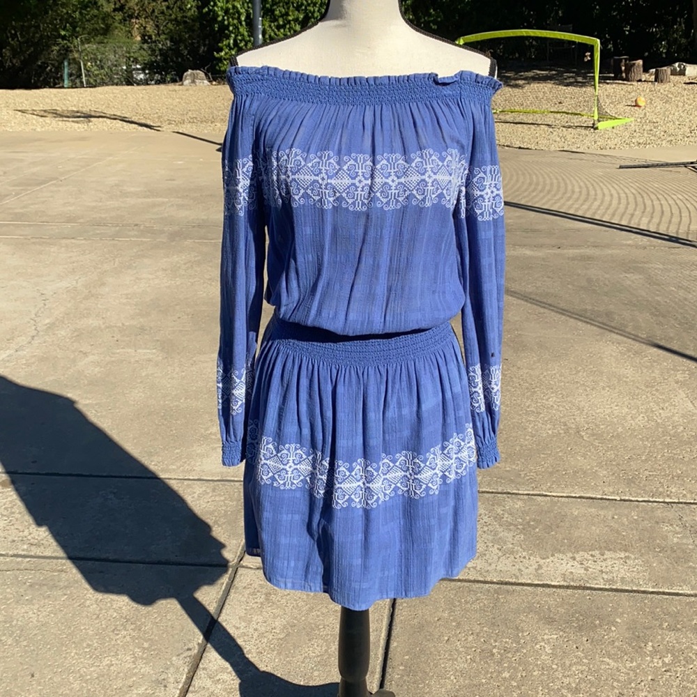Tory Burch Embroidered Cotton Mini